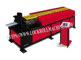 Fire damper blade rolling forming machine